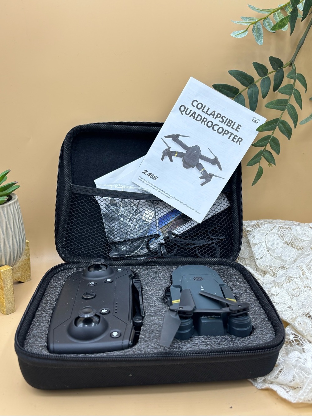 Collapsible Quadcopter Drone 2.4GHz w/ Remote Controller